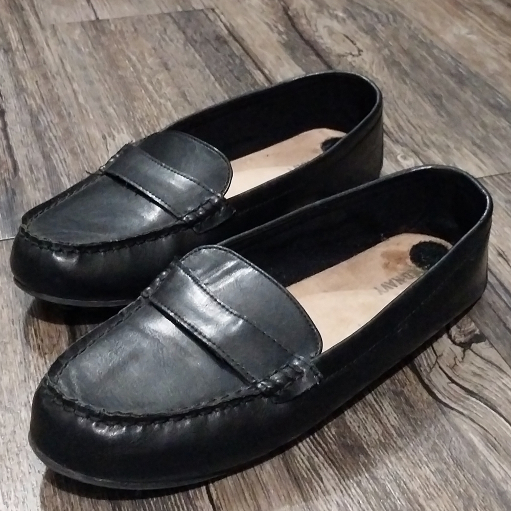 Old Navy Womens Loafers Size 8 Black Slip On Casual Classic Shoe Flats